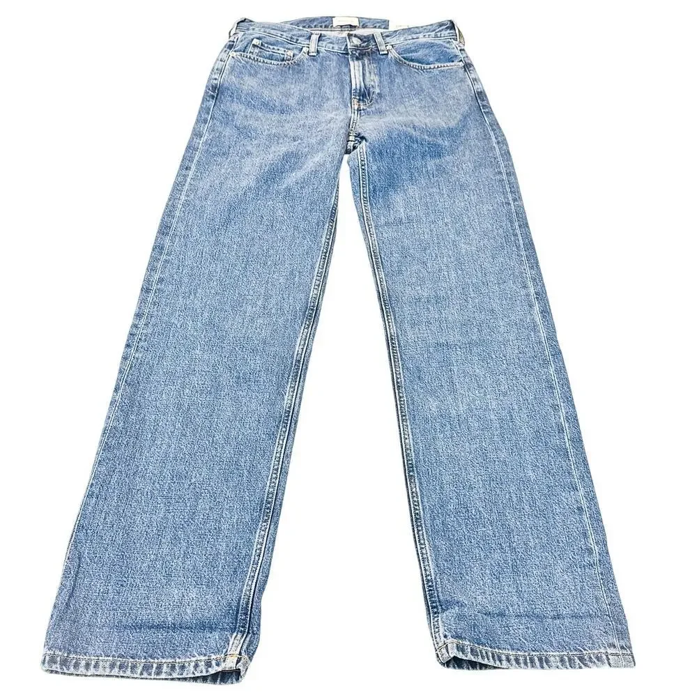 Everlane The 90's Loose Straight Jean Mid Rise Wide Leg Denim Jeans Size 29 x 32